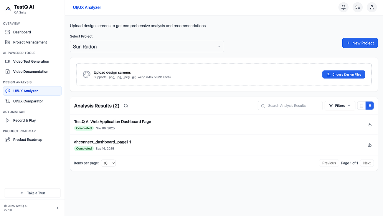 Upload Designs And Get Instant UX Insights