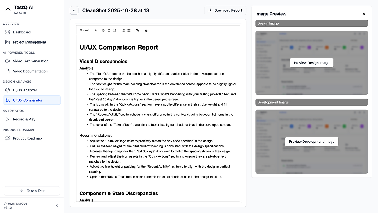 See Every UI Mismatch Clearly Explained