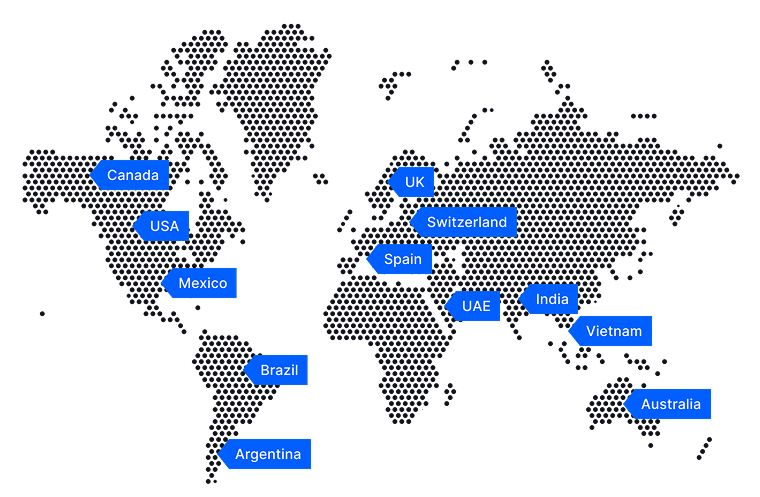 Augusta Hitech global presence